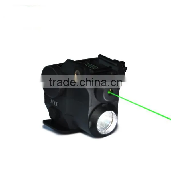 Laserwin Long Distance Small Green Laser Hunting Laser Sight Tactical Flashlight Combo for Glock Pistol photo-2