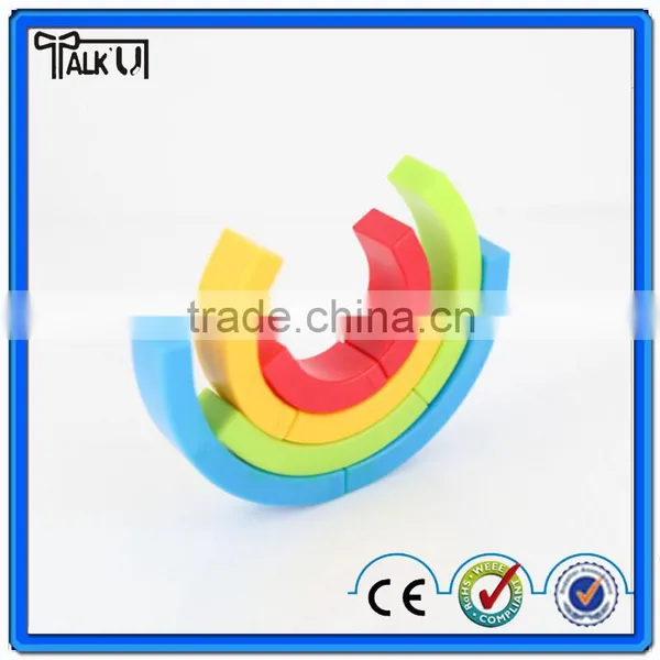 Plastic 4 in 1 Colourful Non-toxic Rainbow Highlighter, Custom Magic School Student Rainbow Highlighter photo-2