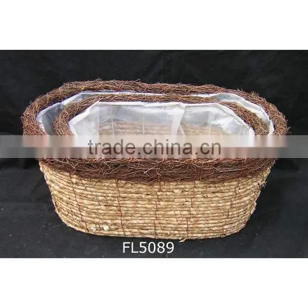 Plant Plaiting Garden Basket