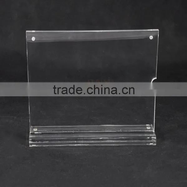 Mini Magnetic Flat Transparent Photograph Photo Acrylic Frame With Thick Tray photo-3
