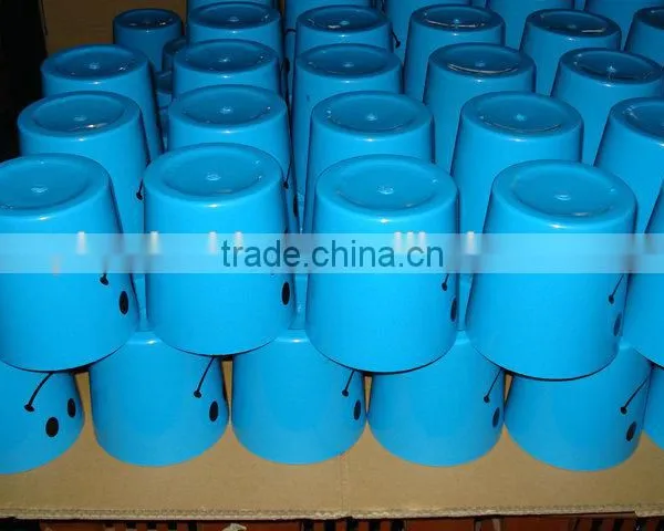 BT011 Round Smile Face Dustbin, Promotional Gift Round Bin, Small Plastic Bin With Lids photo-3