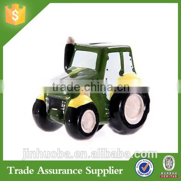Newest Custom Army Car Run Shape Piggy Bank Resin Gift photo-2