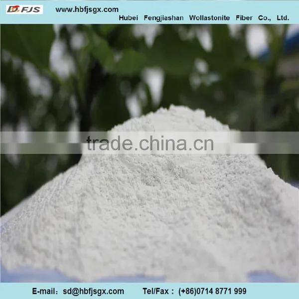 Plastic and Rubber Application Super Fine CaSiO3 Wollastonite Price
