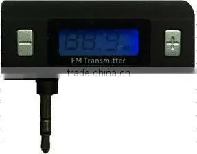 Hot sale3.5mm Fm transmitter ,LCD fm transmitter &remote control for iphone &ipad