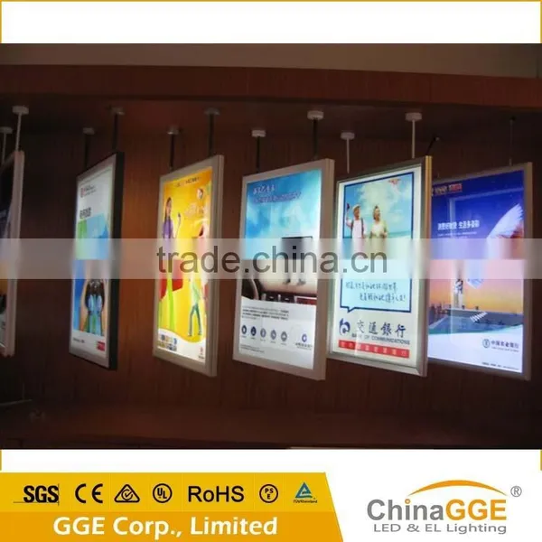 Durable Acrylic Illuminated Wall Hanging LED Sign / Snap Aluminum Light Boxes photo-4