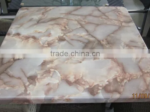 Cheap Square Artificial Marble Table Top T2601 photo-2