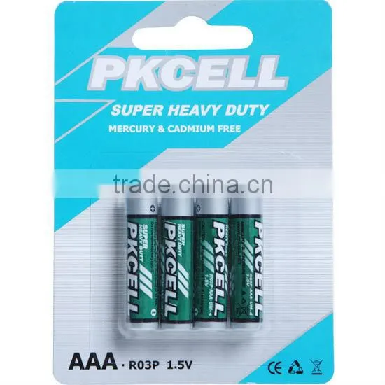 Dry Baterias R03P Um-4 Aaa Carbon Zinc Batteries Electronic