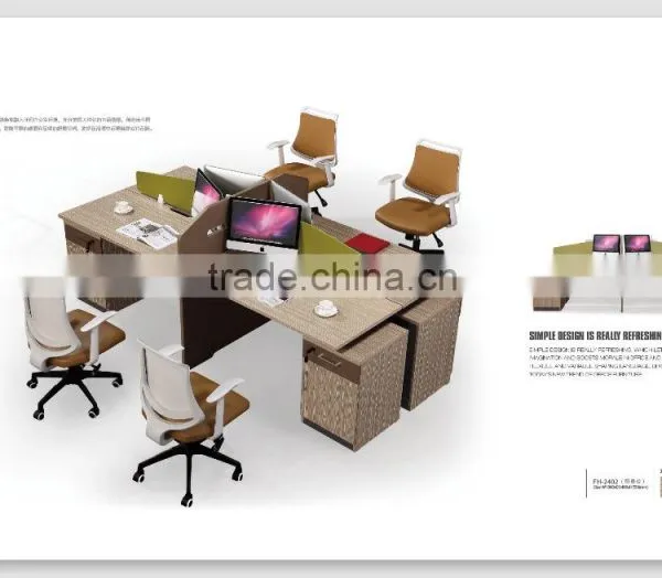 My Idea MDF Fashion Office Room Office Room 2 Seat Workstation photo-3