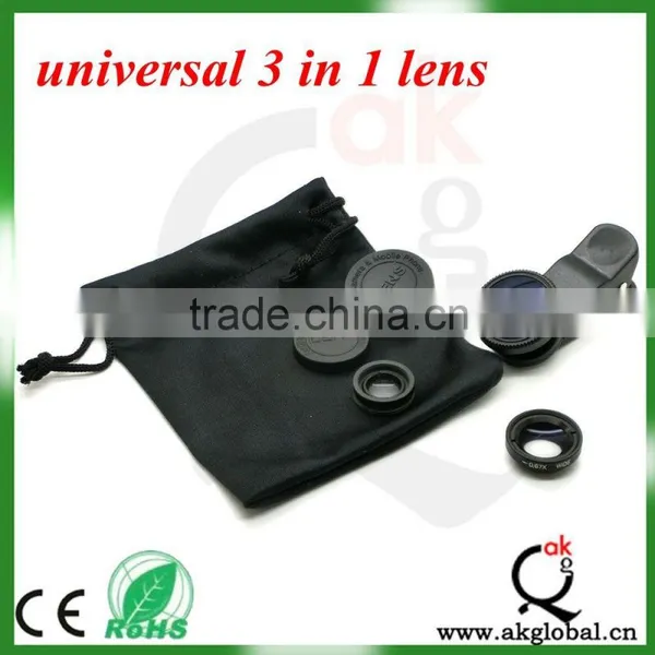 Universal Clip Lens 3 in 1 Mobile Phone Camera Lens for Nokia photo-5