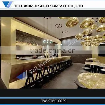 TW Fashionable And Modern Modern Counter Bar /coffee Shop Counter Design