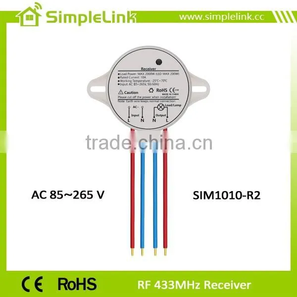 Wireless AC110 RF 433MHz Receiver