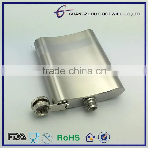 6oz Stainless Steel Promotional Hip Flask photo-2
