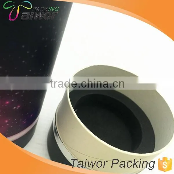Guangzhou Taiwor Elegant Round Cardboard Gift Box for Powderpuffs photo-3