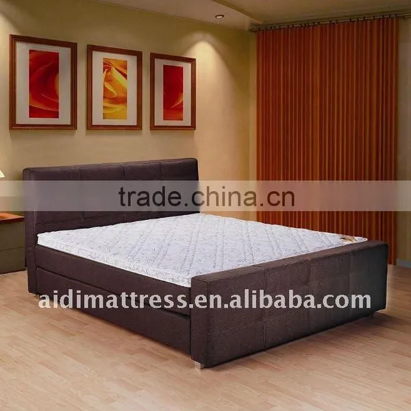 Soft Bed Base and Mattress High Temperature Treated Spring Mattress,Luxurious Bed