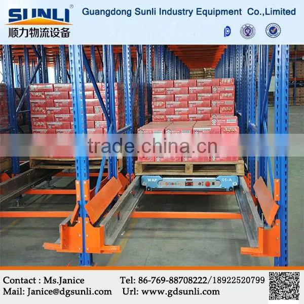 High Density Radio Shuttle Drive-in Metal Storage Racking photo-4