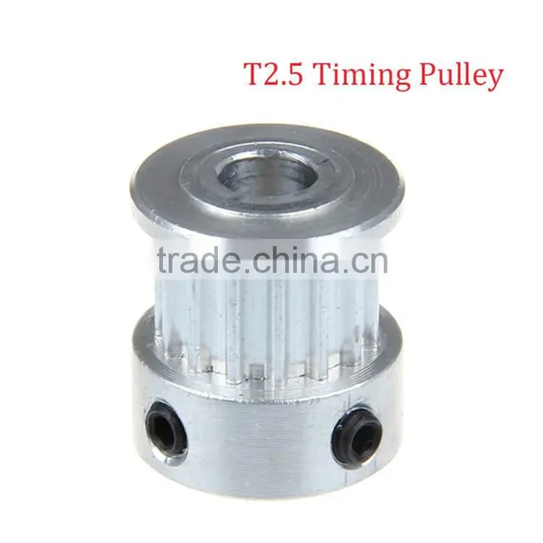 3D Printer ShangHai T2.5 Timing Pulley Aluminum Gear T2.5 Synchronous Pulley DLP 3D Printer for Jewelry