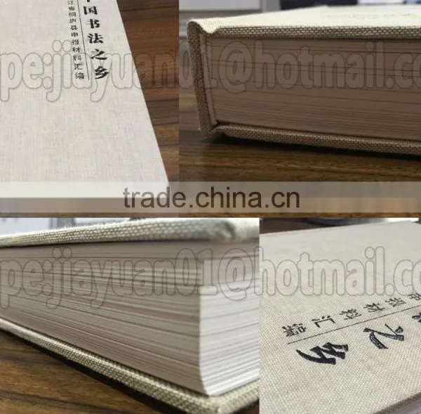 Foil Stamping Linen Books Customized Printing photo-2