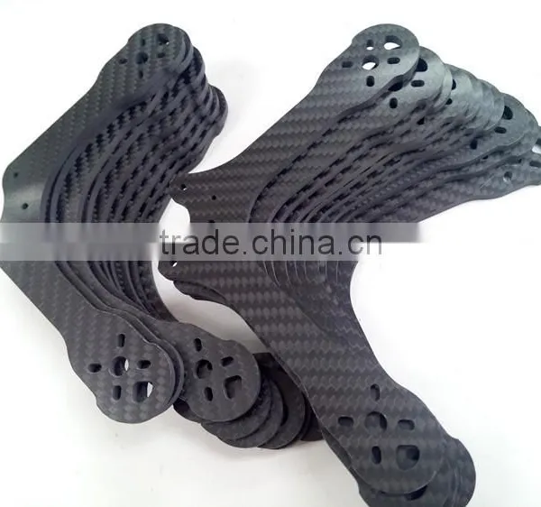 Quality 100% Carbon Fibre Sheet Cnc Parts Engineered for UAV Aircraft Structural Applications photo-2