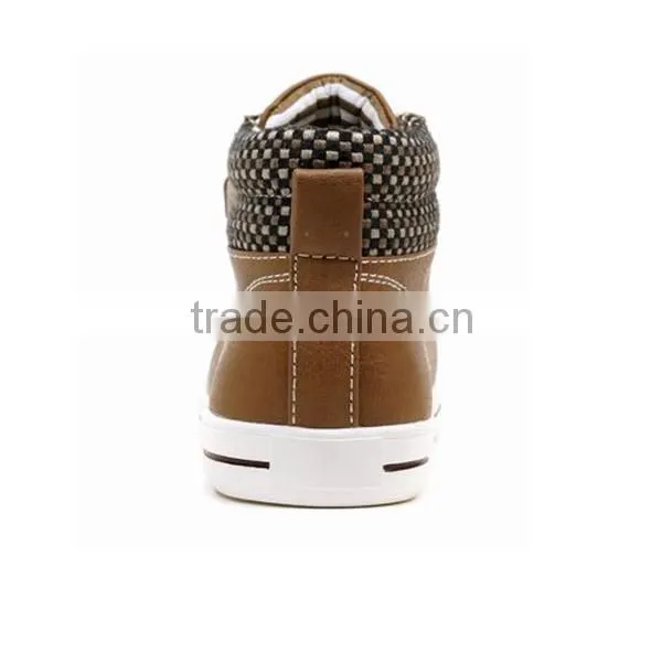 Choozii Newest Design Leather High Top Sneaker Boot for Girls photo-3