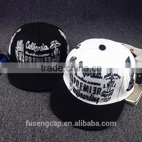 Letter Embroidery China Custom Making Hats Caps