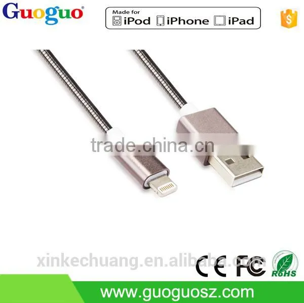 Factory Price High Speed MFI Cable Metal 8pin Mfi Data Cable for Iphone7 photo-4