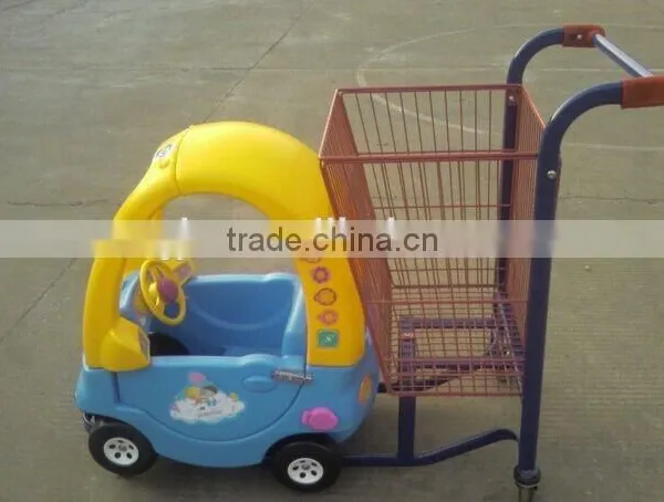 Supermarket Shopping Plastic Baby Can Sit Car photo-2