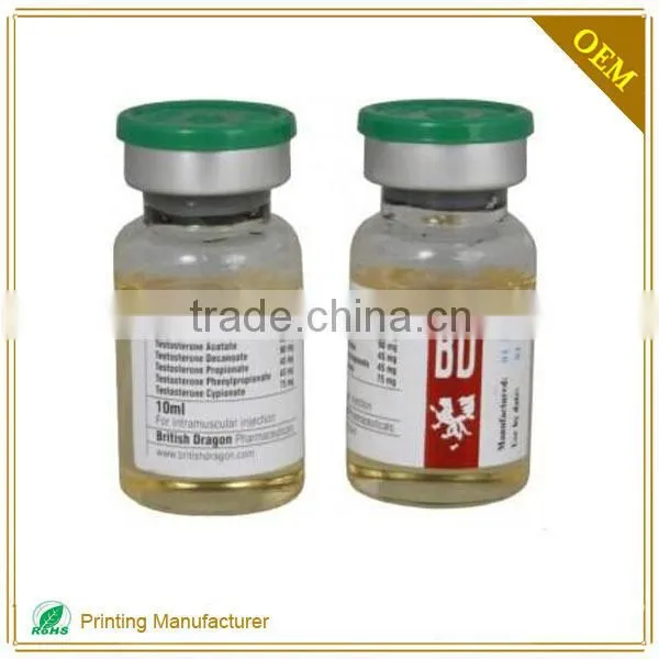 Custom Print Plastic Pvc Shrink Wrap Pharmaceutical Bottle Label photo-6
