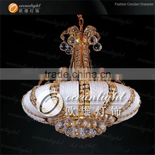 Golden Crystal Light Ceiling Indian Ceiling Lighting for Hotel Hall OW603 photo-6