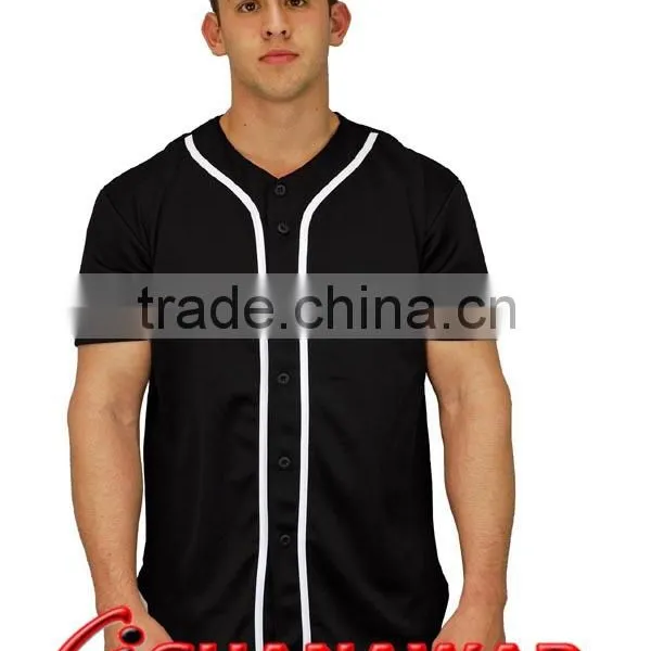 Sublimation Arm and Black Body Baseball Jersey photo-5