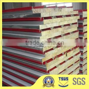 Exterior Wall 80kg/m3 Rock Wool Fireproof Insulation With Metal Coating photo-2