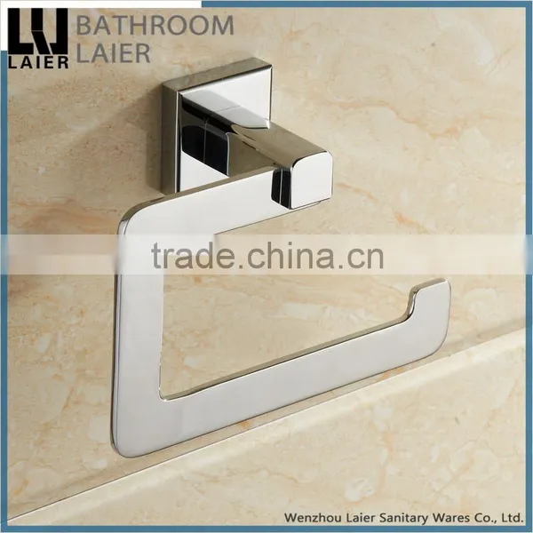 17633 Wenzhou Bathroom Accessories Zinc Alloy Walll Mounted Modern Design Toilet Paper Holder photo-3