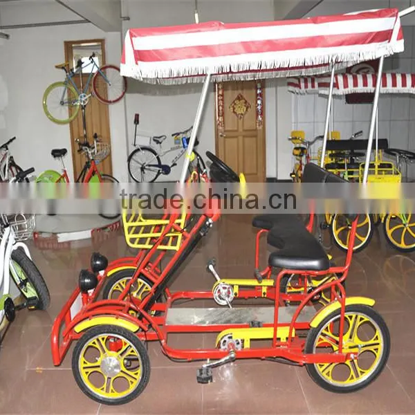 Four Wheel Blue Surrey Deluxe Bike photo-4