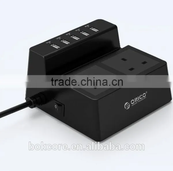 Wholesale ORICO HPC-8A5U 8 Outlet Electrical Power Strip With 5 USB HUB photo-4