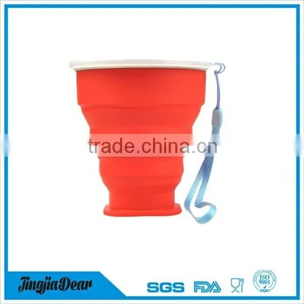 OEM Cheap Silicone Folding Travel Coffee Cup for Sale photo-4