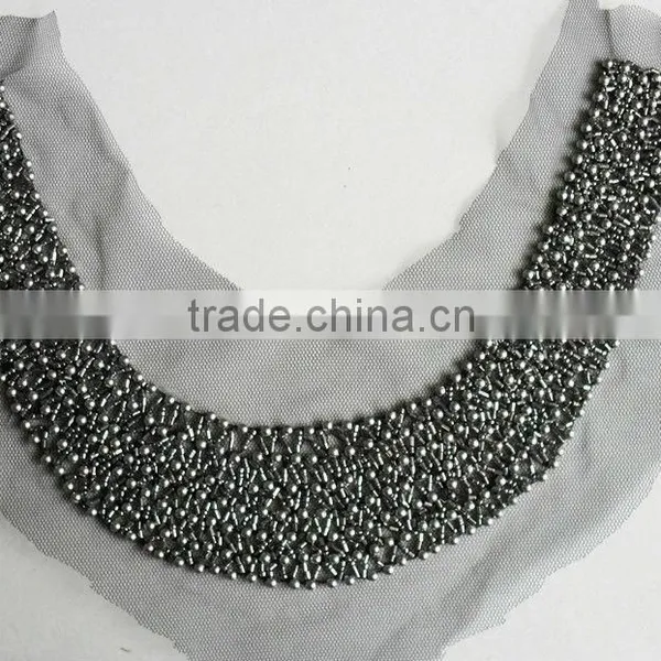 Beaded neck garment accessory