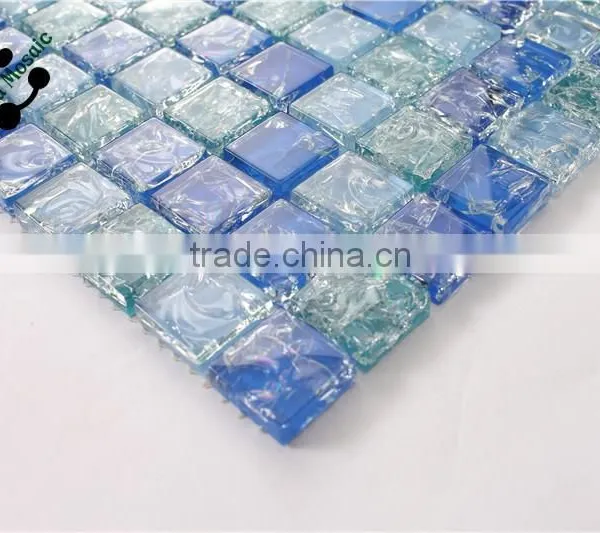 SMS14 Mosaic Tiles Interior Decoration Sea Glass Tile Glass Subway Tile
