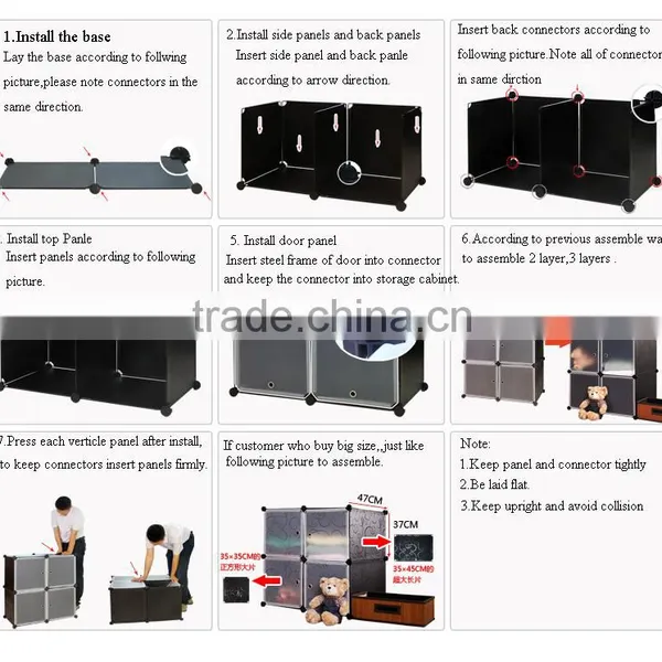 AL1510-6 Multifunctional Plastic Home Shoe Rack Organizers photo-3