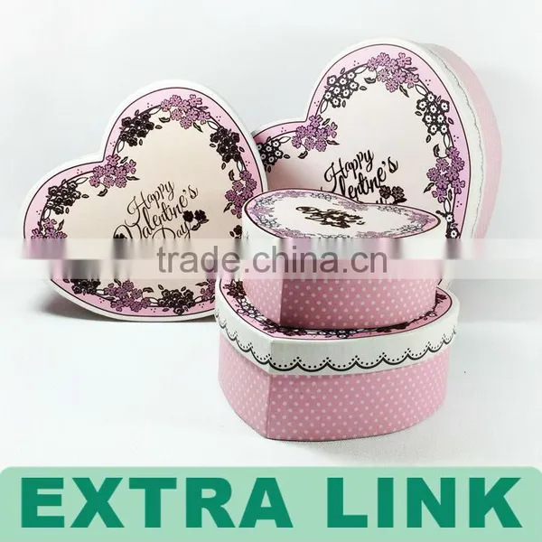 Custom Logo Design Storage Distribution Kraft Paper Gift Heart Shaped Packaging Chocolate Box photo-3