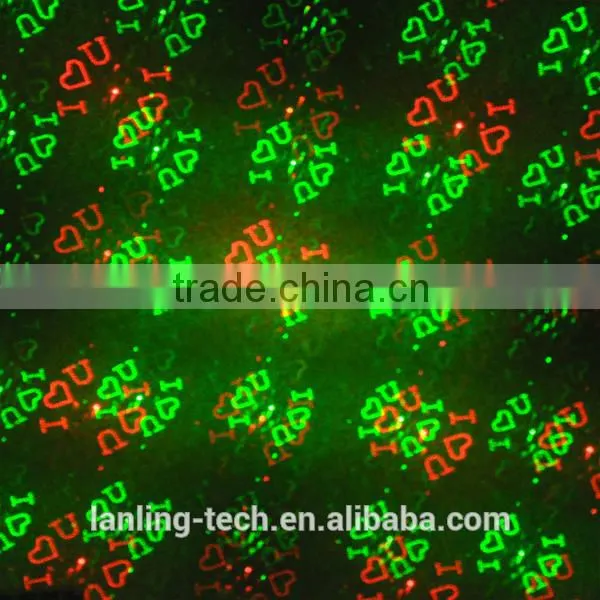 Cheap 100mW RG 12 Gobos Mini Twinkling Laser Light photo-2