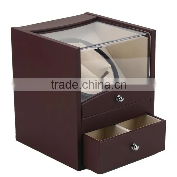 Chinese Factories Wholesale Custom Electric Rotary Watches Boxes, High-grade Wooden Display Box photo-3