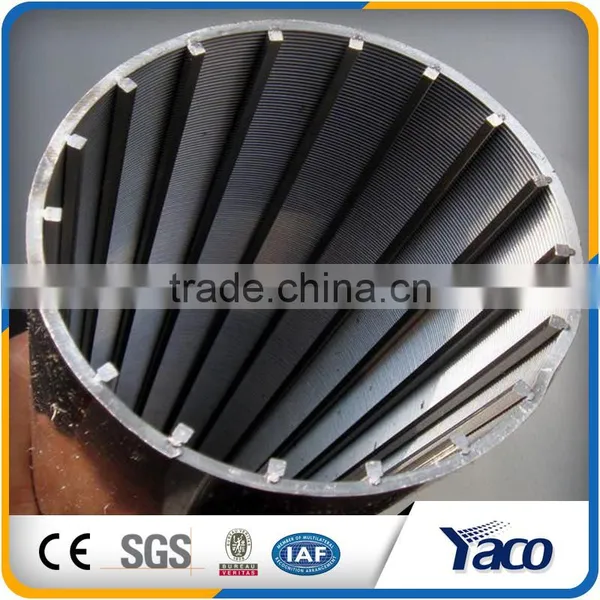 Stainless Steel Filtration Various Shapes Welded Wedged Wire Screen
