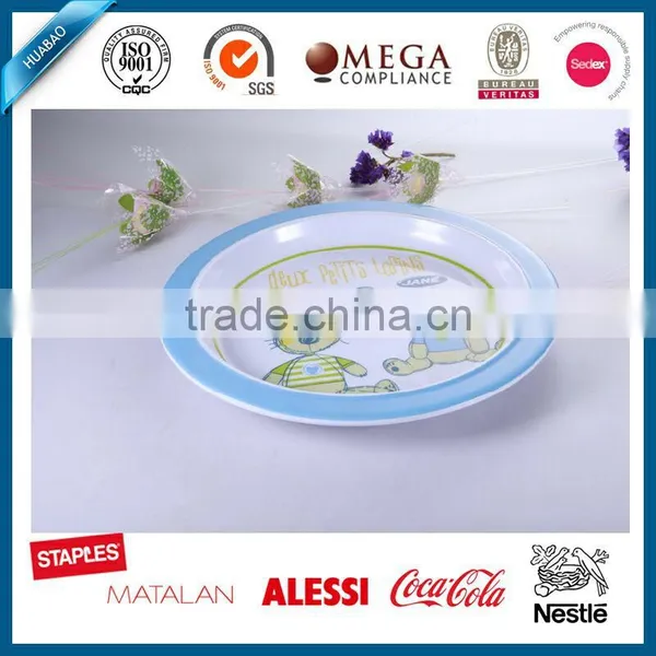 Melamine Ware Square Plate, English Style