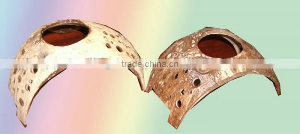 Coconut Shell Candle Holder photo-3