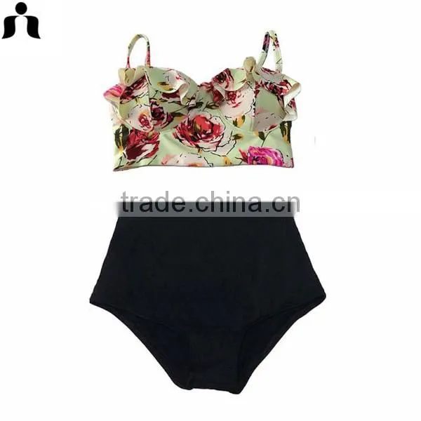 Hot Selling Latest Design Quality High Waist Swim Wear photo-2