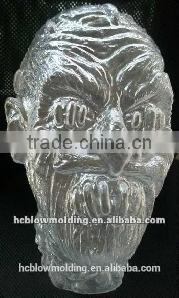 Customized Blow Mold Processing Plastic Skull Head,skull Head Decoration photo-4