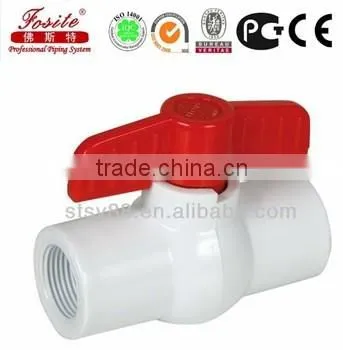 UPVC Two Pieces Ball Valve With IRON/ABS Handle(socket/thread) photo-5