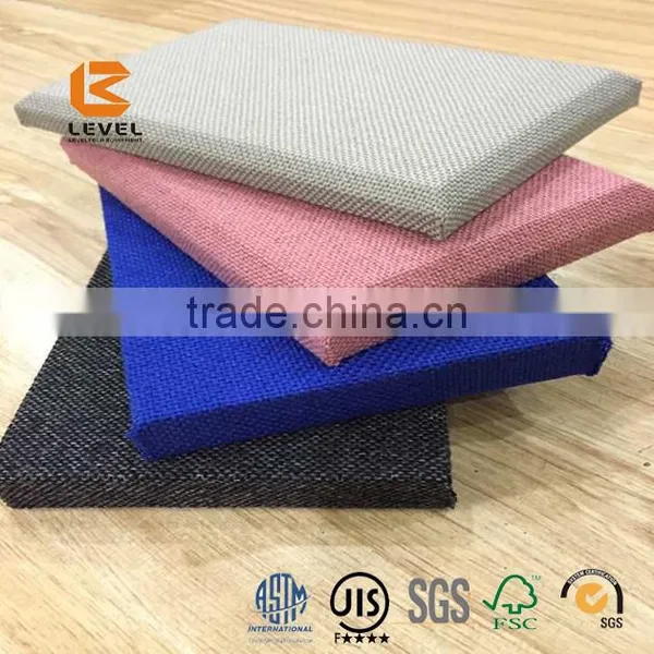 Good Quality Promotional Acoustical Low Price Fabric Wrapped Acoustic Panel Wall Panel Fabric photo-3