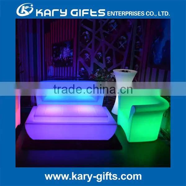 Outdoor Illuminated LED Bar Sofa Chairs/LED Bar Furniture Sets photo-3