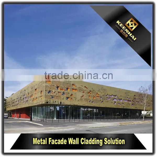 Architectural Laser Cutting Panels Decorative Aluminum Curtain Wall photo-5