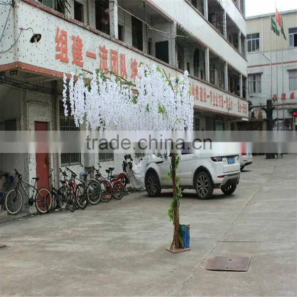 SJ201710041 China Manufacturer Artificial Mini Pudding Flower Blossom Tree Indoor photo-2